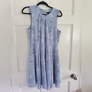 *LAST CALL Banana Republic Floral Blue Dress